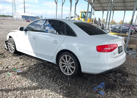 2014 Audi A4 2.0T Premium z USA, uszkodzony, nr VIN WAUFFAFL1EA078446
